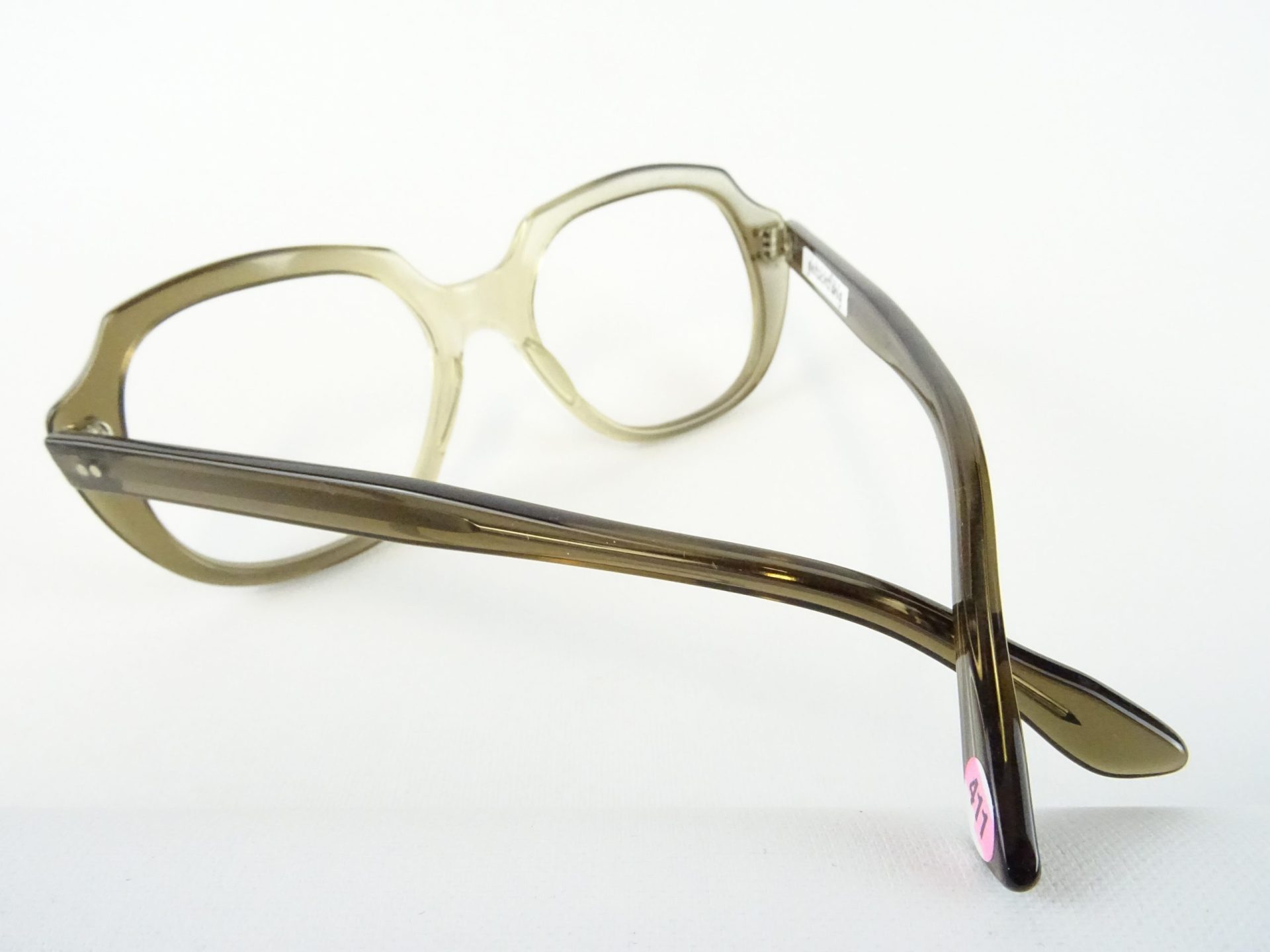 MONA Damen Vintagefassung Brillenfassung Kunststoff braun verlaufend "Kassenbrille" aus den 60er Jahren NEU Gr. M – Bild 4