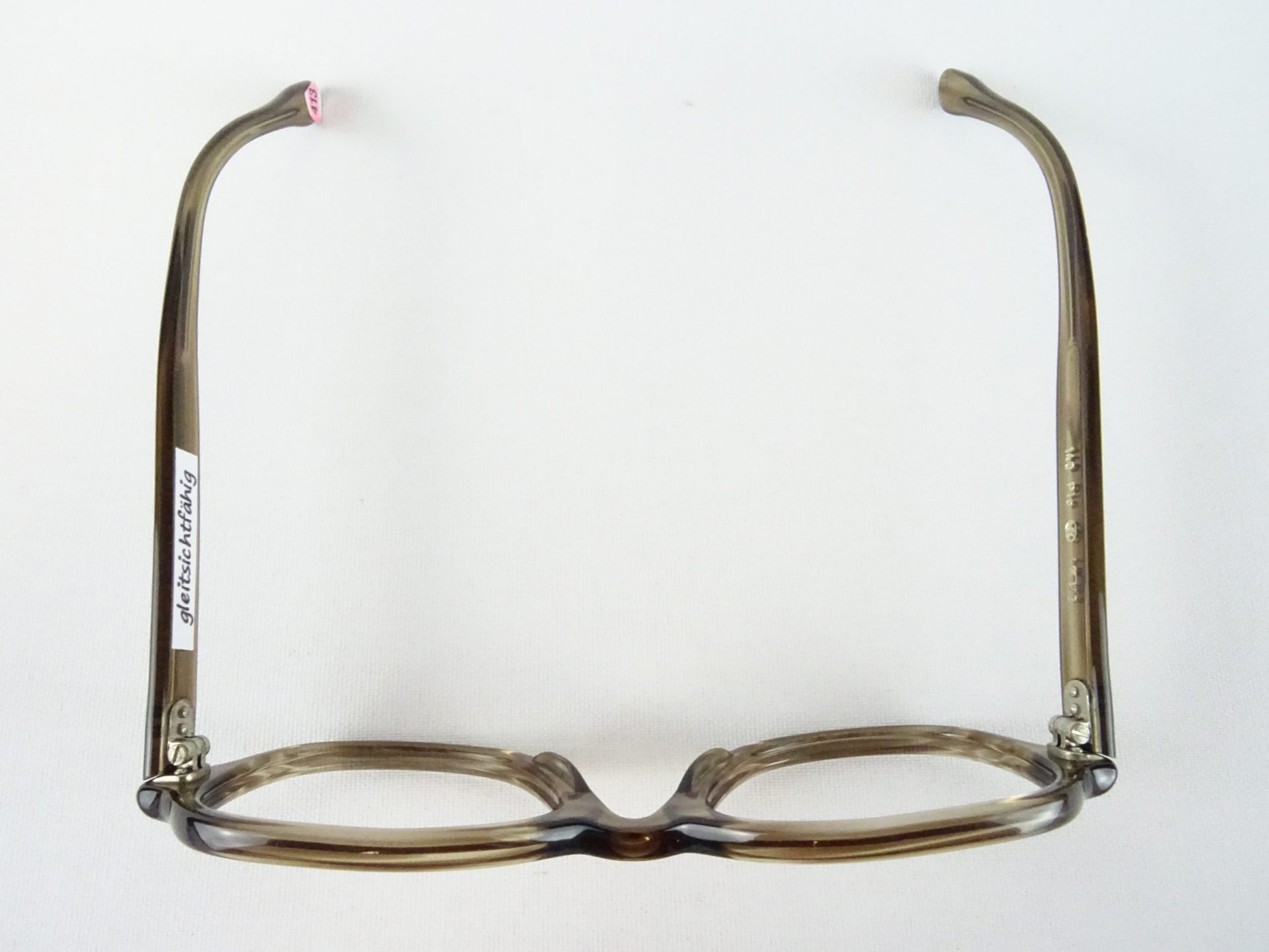 PIA 60er Jahre Brille für Frauen original Vintagefassung Brillenfassung Kunststoff braun Omabrillen "Kassenbrille" Gr. M – Bild 5