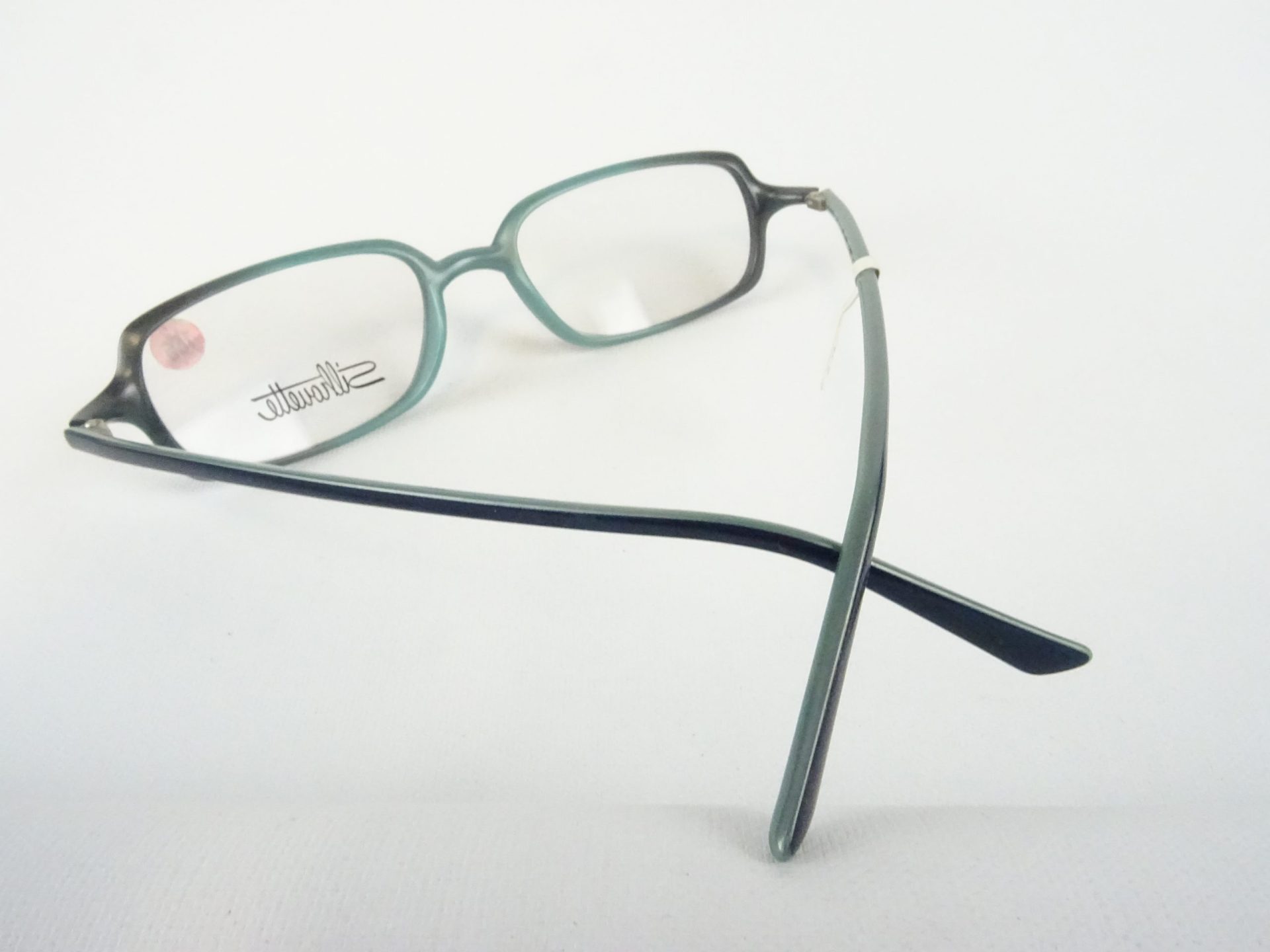 Silhouette SPX Brillenfassung 2791 gerade Form Unisex Brille leichtes Material türkis petrol exklusive Marke Gr. M – Bild 4