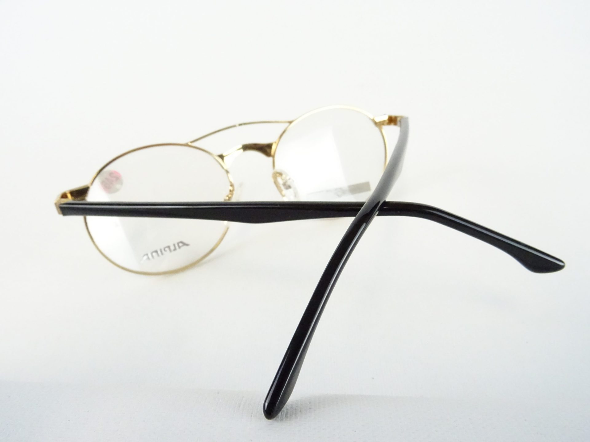 ALPINA runde bunte Brillenfassung Unisexbrille fetzig flippig ausgefallener Materialmix für kleinere Gesichter Gr. S – Bild 4