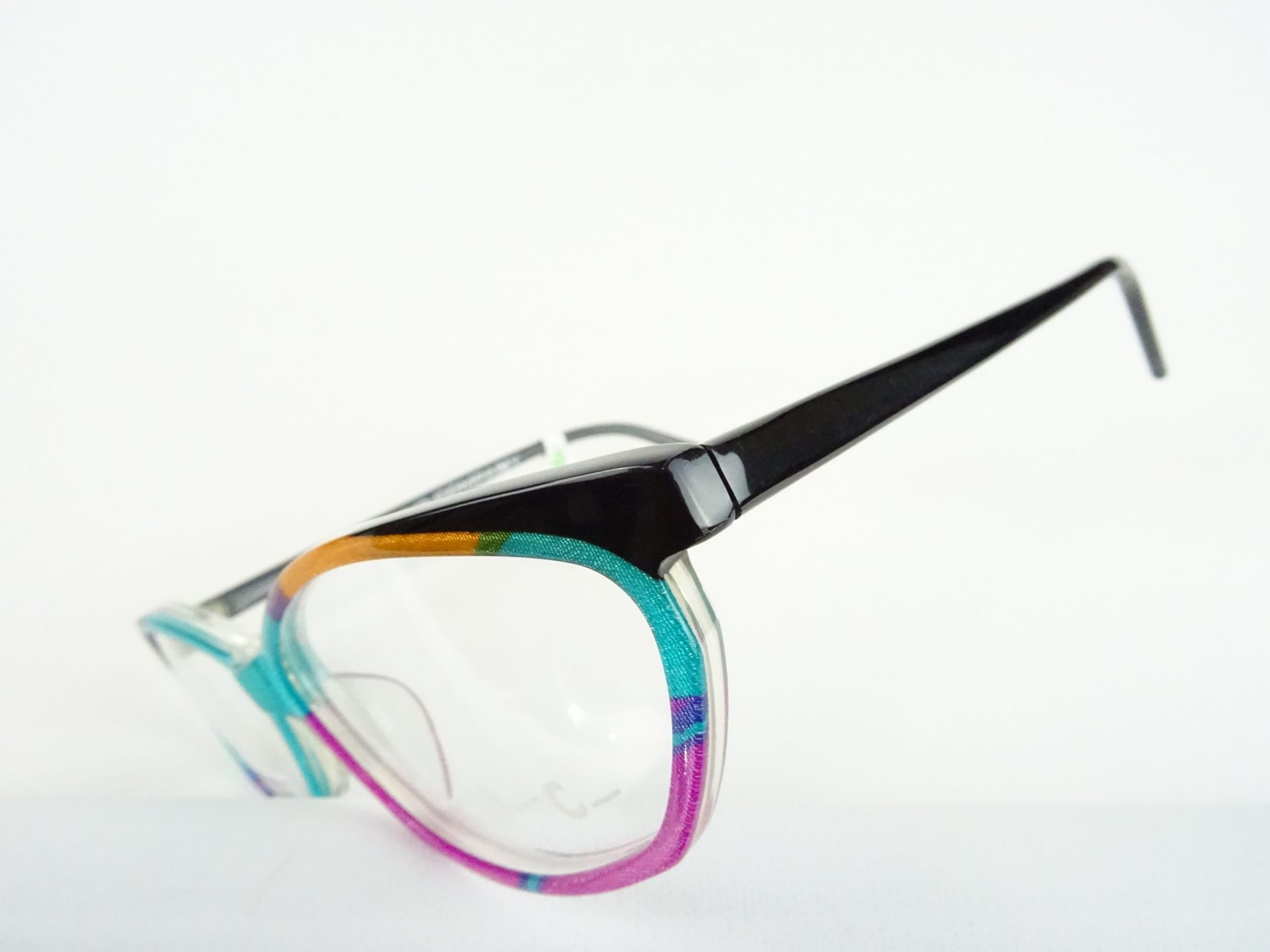 GMC bunte Damenbrille Kunststoff Seidenoptik Cateye sehr ausgefallen Brillenfassung für kleines Gesicht Gr. S – Bild 3