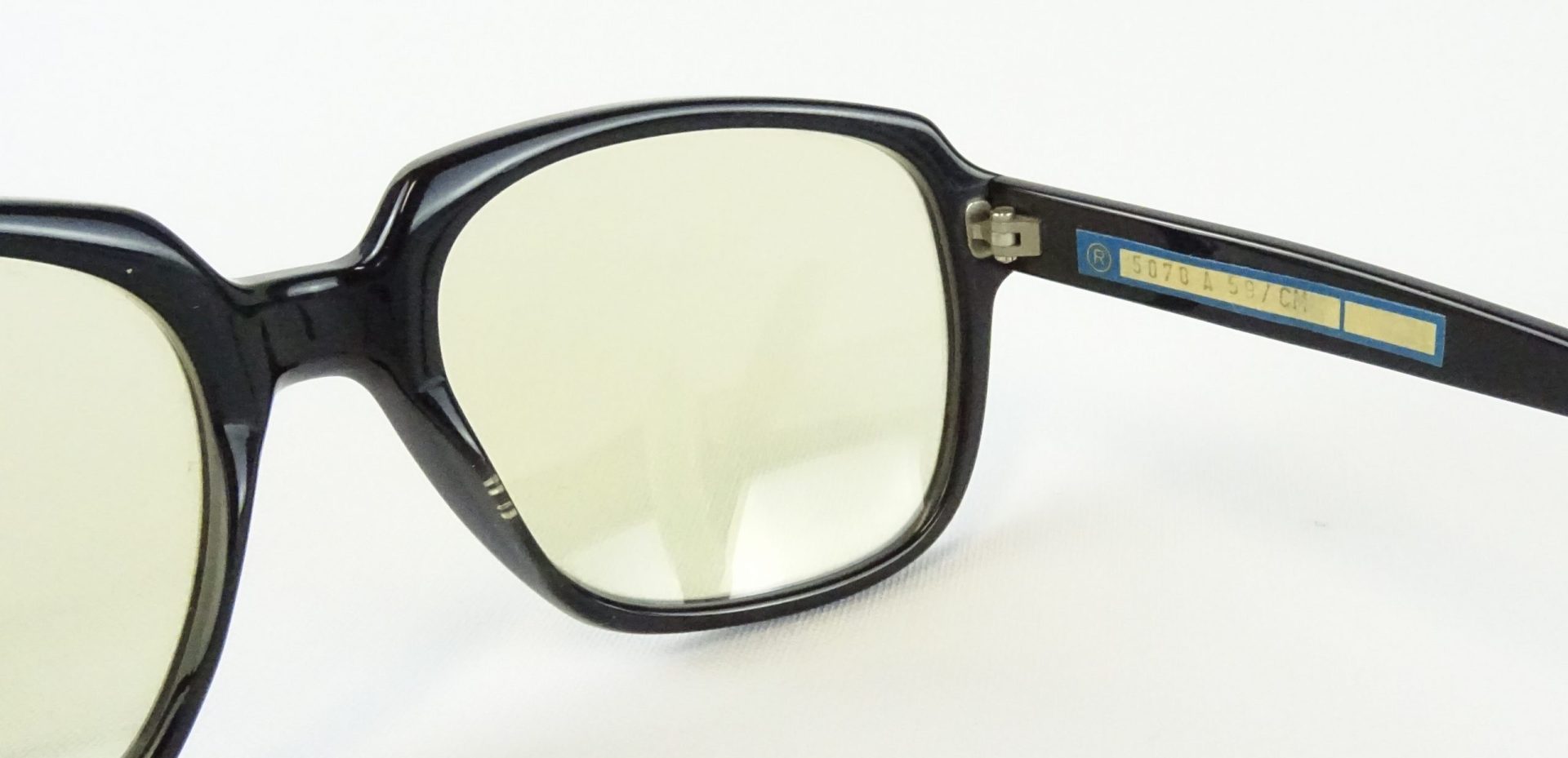 RODENSTOCK Montafon Sonnenbrillen XXL Form Herrenfassung 70er 70s Mineralglas colormatic Kunststoffgestell schwarz Rarität Gr. L – Bild 4