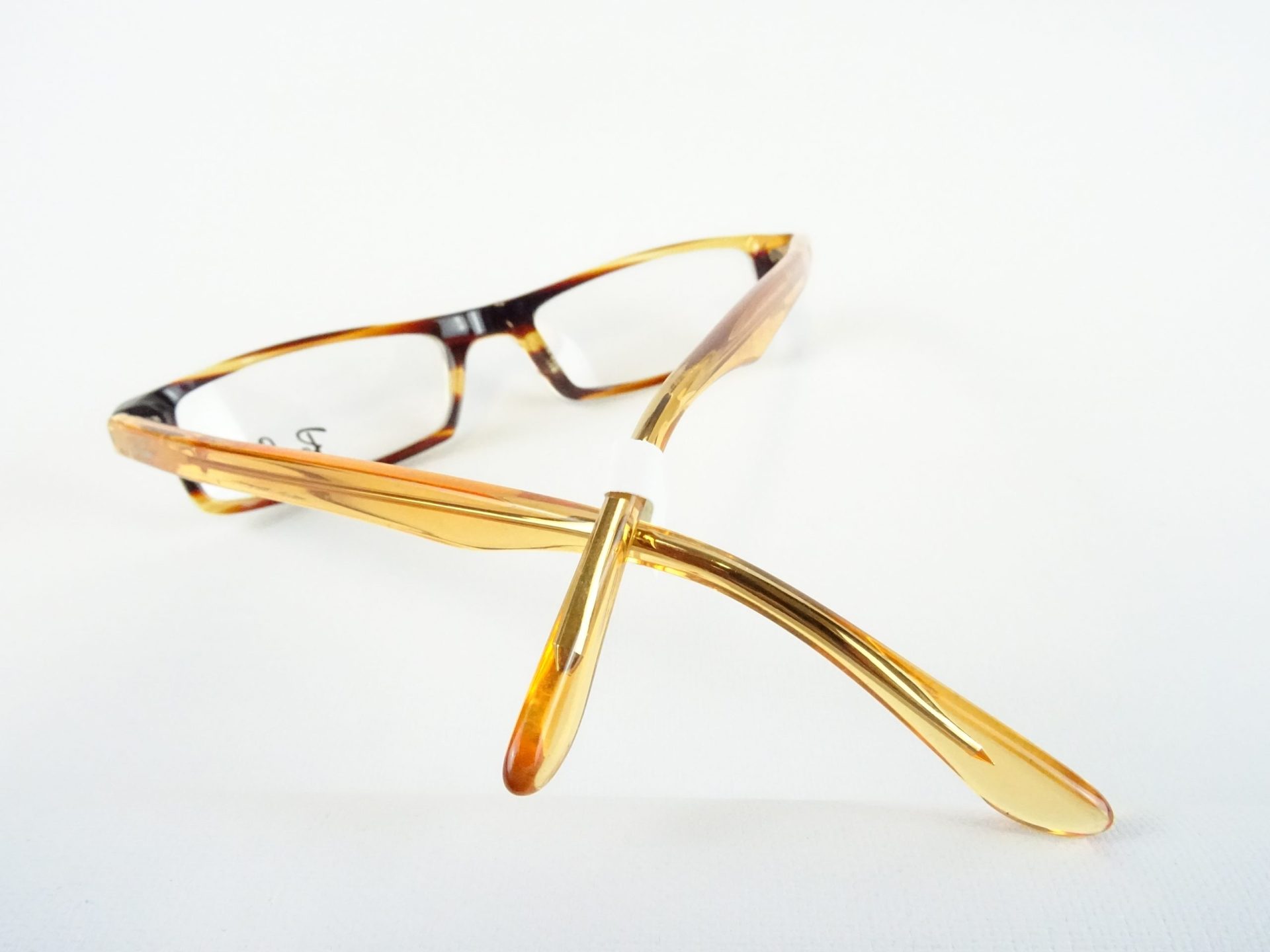 RAY BAN havanna-braune Herrenbrillen Markenfassungen Brillengestell für Kinder Kunststoffgestelle schmale eckige Form Gr. S – Bild 5