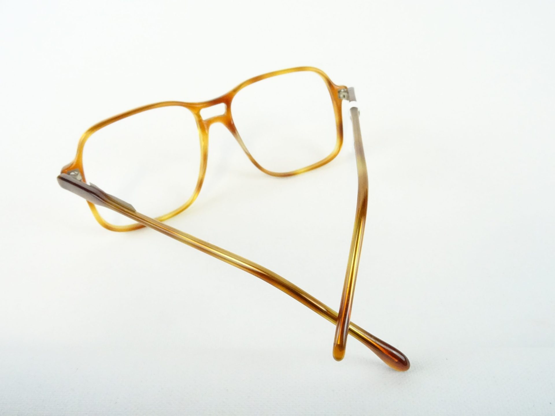 CONQUISTADOR rotbraune Vintage Herrenbrille 70er Jahre Brillenfassung große Glasform aus Kunststoff Boho Gr. M – Bild 5