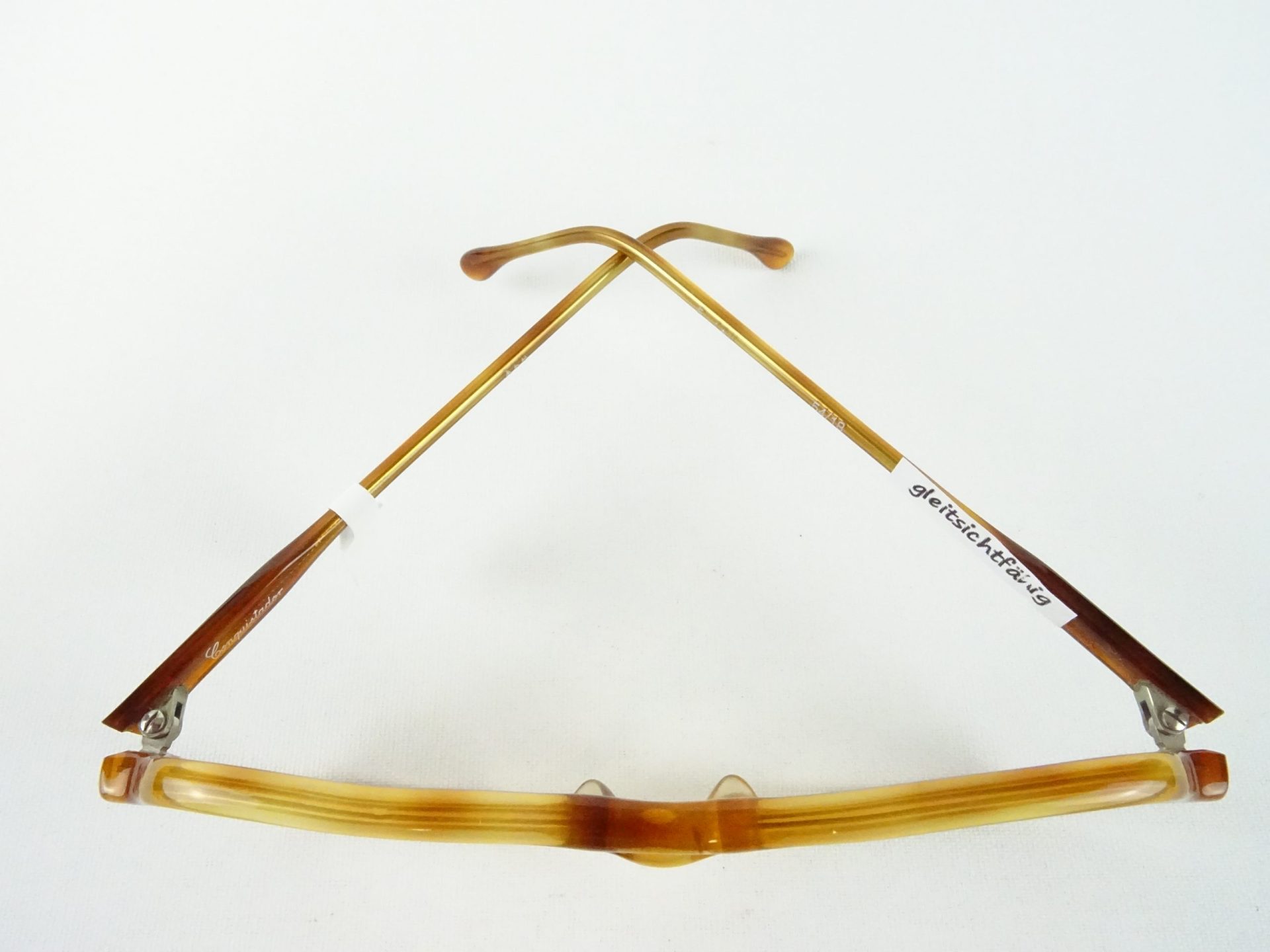 CONQUISTADOR rotbraune Vintage Herrenbrille 70er Jahre Brillenfassung große Glasform aus Kunststoff Boho Gr. M – Bild 4