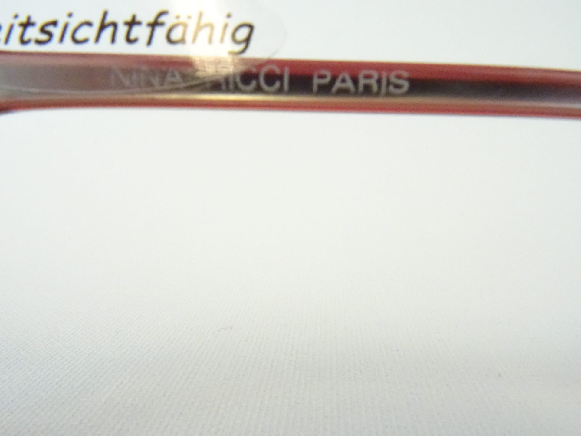 Vintagebrillen Damenfassung Nina Ricci Brillen mit XXL Glasgröße 70er Jahre Fassung Boho Hippie Brillengestelle Handamde France Gr. M – Bild 6