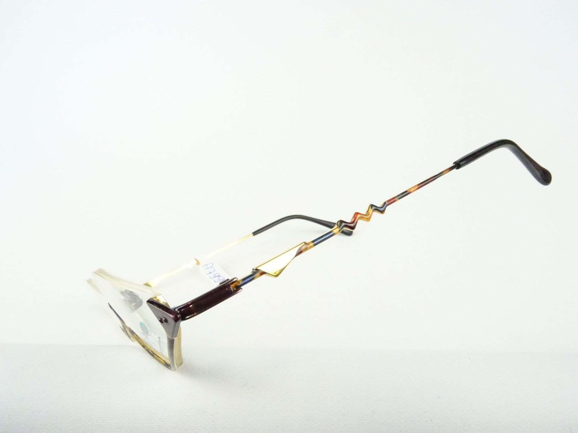 No Limits extravagante Lesebrille Halbbrillen Brauntöne Gestell Metall ohne Nasenstege breiteres Gesicht Gr. L – Bild 6