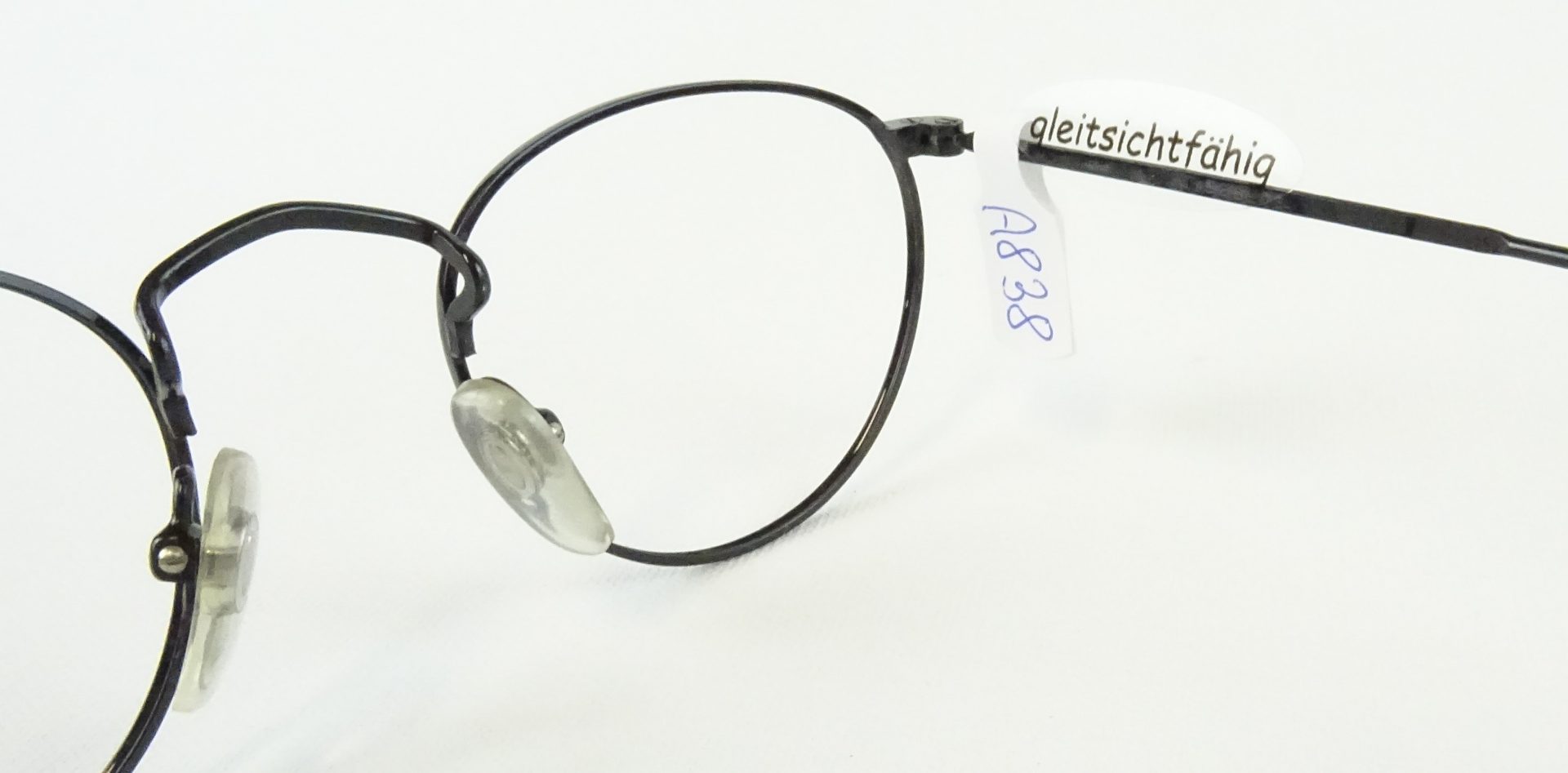 Schwarze Brillen Brillengestelle Pantobrille kleines Gesicht Metallgestell Schoolboy Gr. S – Bild 5