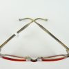 DKNY Brille rotbraun,, Damenfassung Brillengestell schmale Brille aus Kunststoff 52-18 Gr. M – Bild 3
