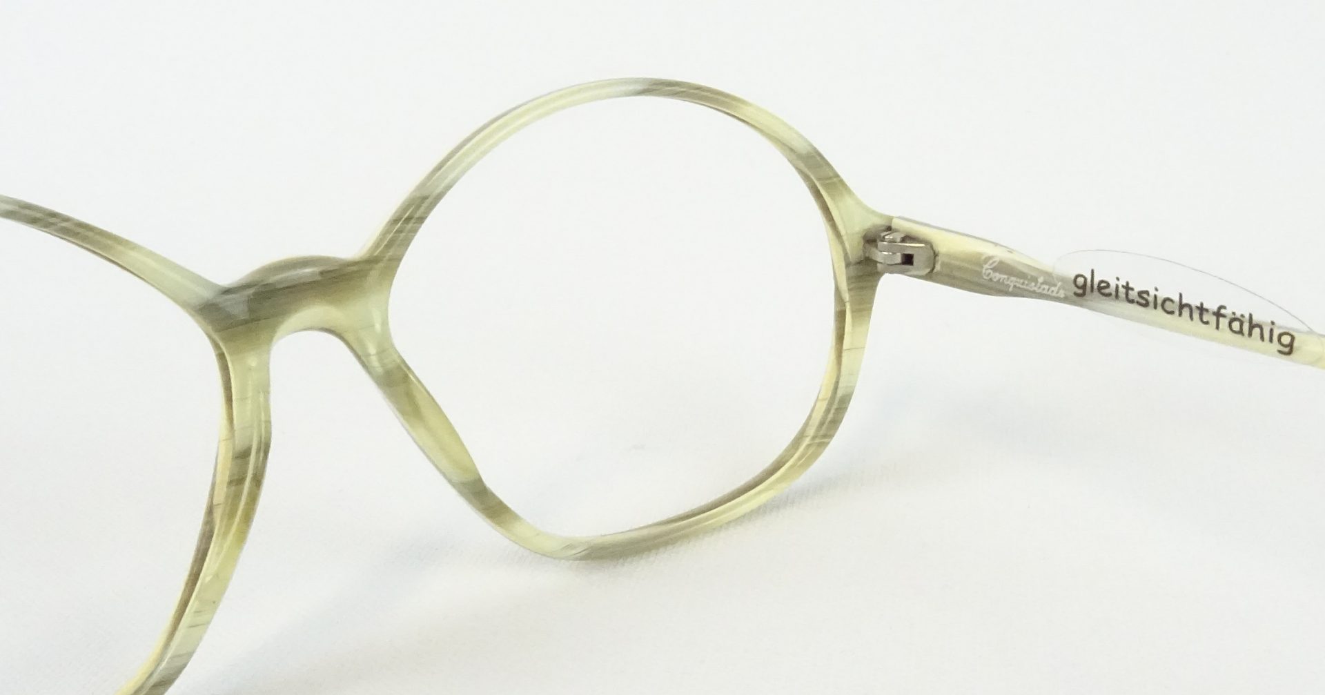 Helle Vintage Brillenfassung Conquistador  Hippie/Boho Damen Vintage Kunststoffgestell große Glasform 56-16 Gr. M – Bild 6