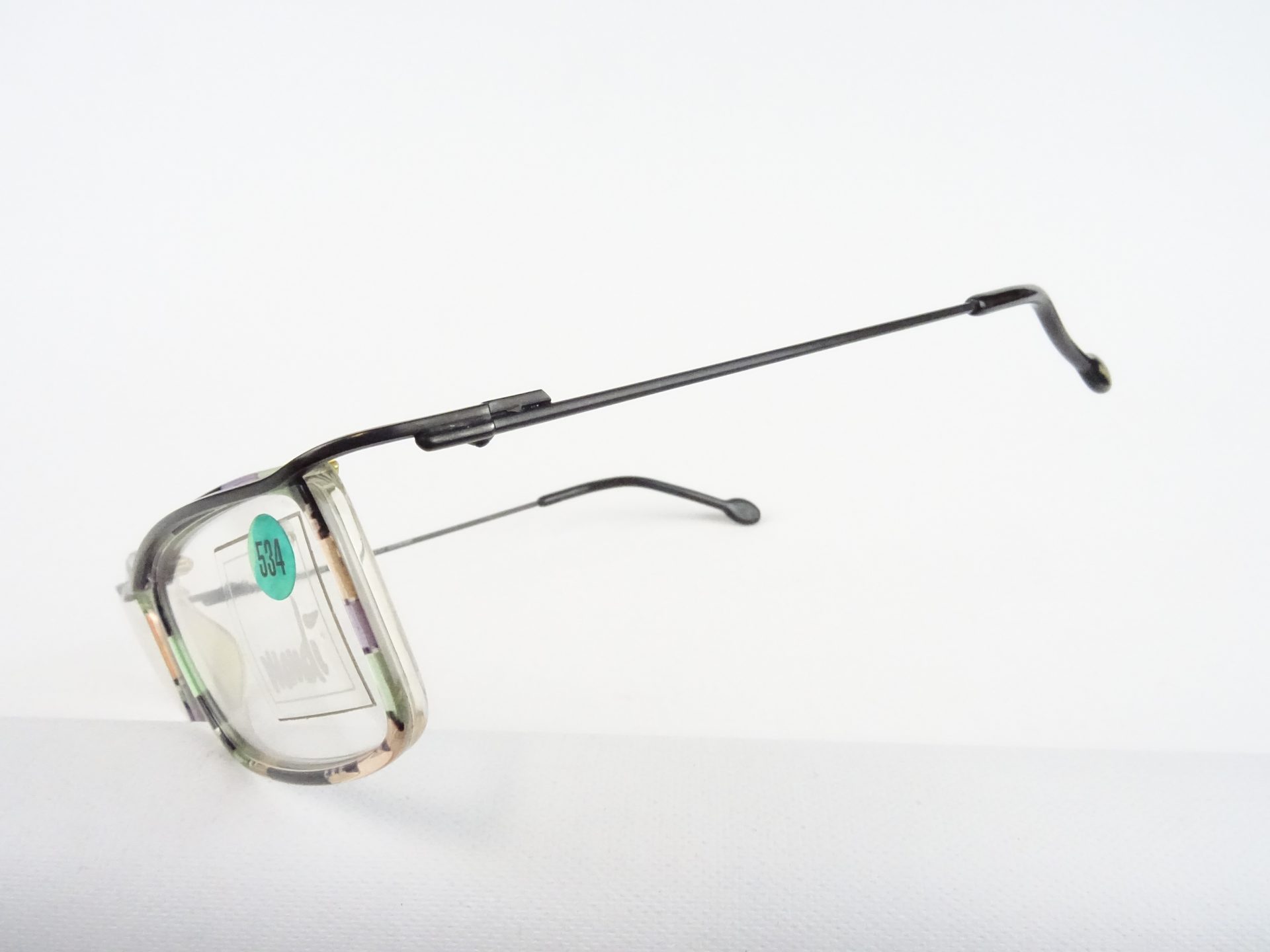 Ausgefallene MONDI Brille Brillengestell fetzig aus Kunststoff farbig bunt eckig  Gr. M – Bild 7