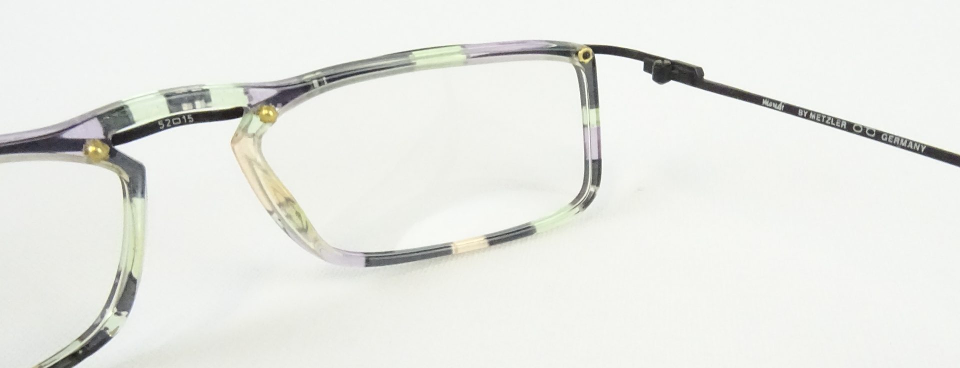 Ausgefallene MONDI Brille Brillengestell fetzig aus Kunststoff farbig bunt eckig  Gr. M – Bild 6