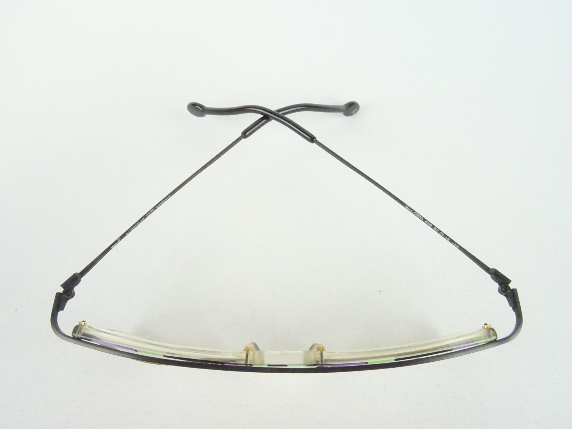 Ausgefallene MONDI Brille Brillengestell fetzig aus Kunststoff farbig bunt eckig  Gr. M – Bild 3