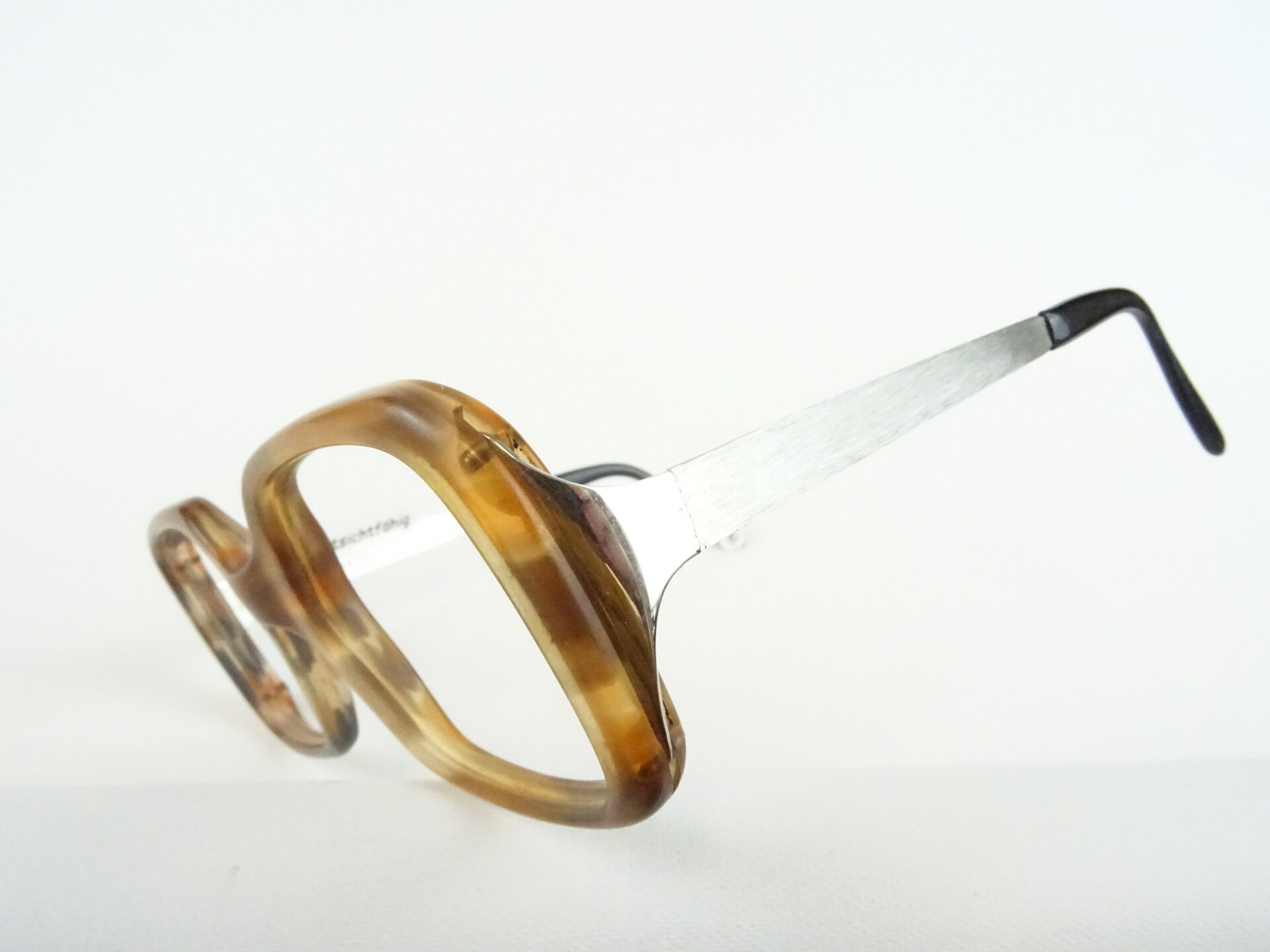 Skaga Herrenbrille Vintagefassung braun Brillengestell für breite Nase mit großer Glasform oldschool Opabrillen Gr. M – Bild 6